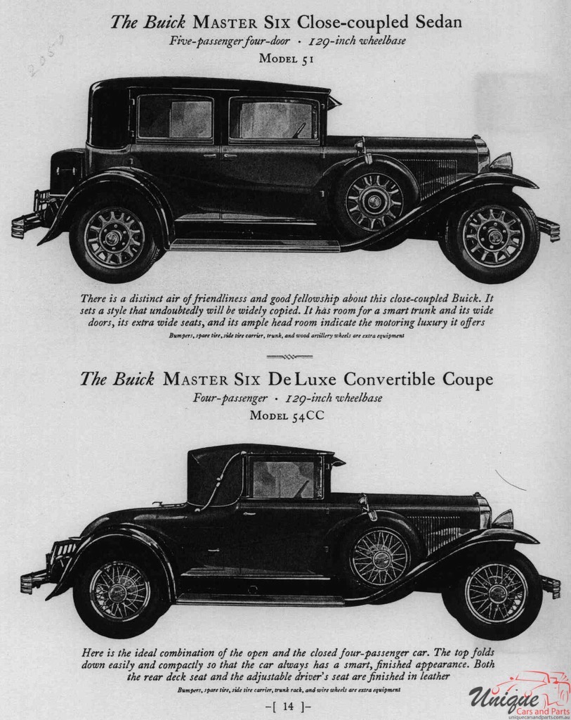 1929 Buick Silver Anniversary Brochure Page 37